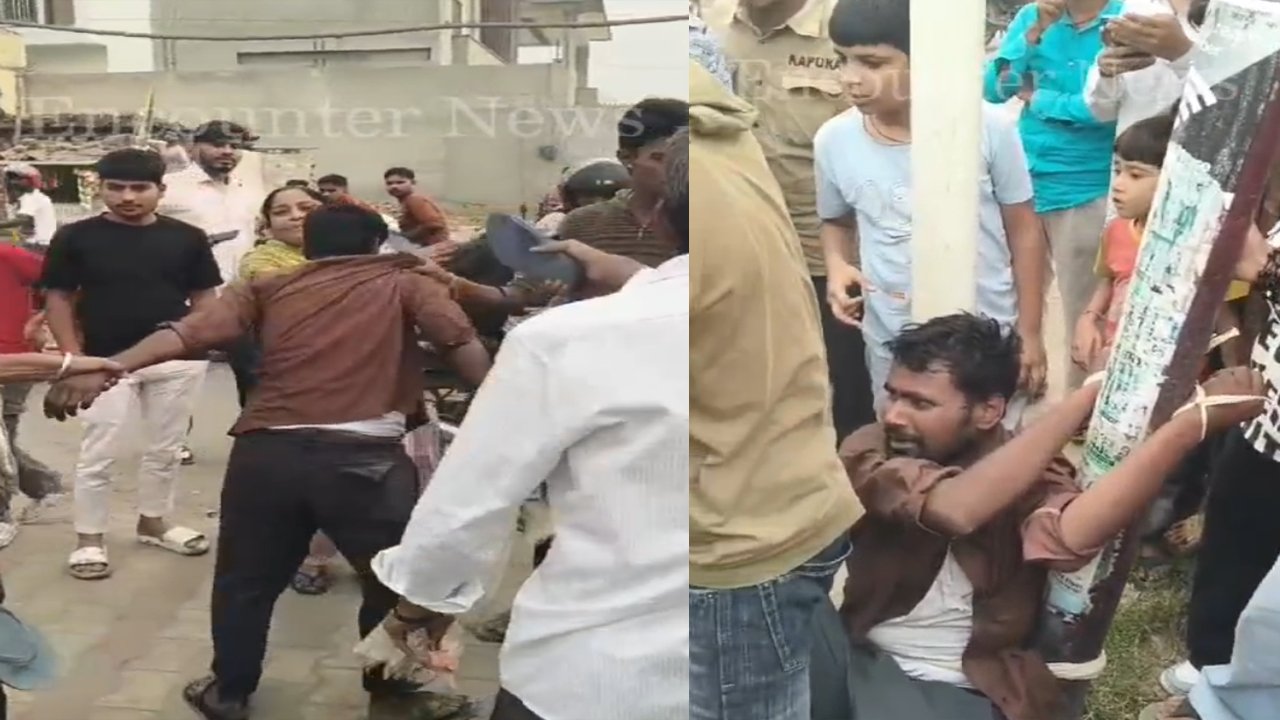 Punjab News: दूध लेने आए व्यक्ति का साईकिल हुआ चोरी, लोगों ने काबू कर की छित्तर परेड, देखें वीडियो