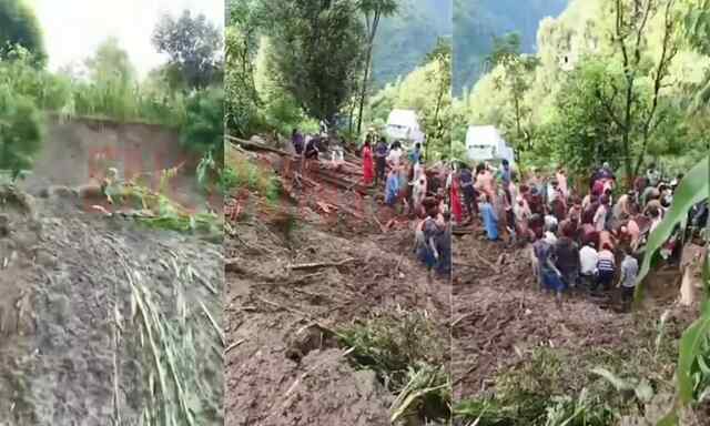 बादल फटने से भीषण तबाही, मलबे में दबे कई लोग, 7 शव बरामद, देखें वीडियो