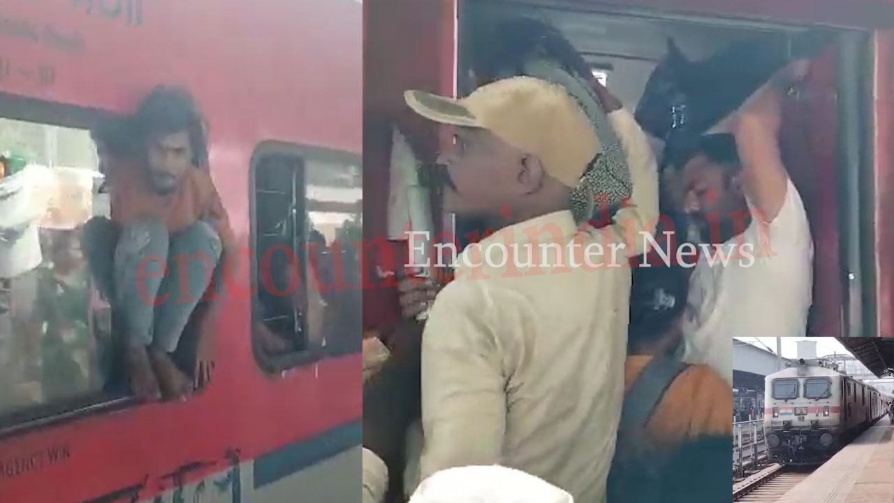 छठ पर्व के समापन के बाद ट्रेन में फिर भीड़ शुरू, नहीं मिल रही यात्रियों को सीट, देखें वीडियो