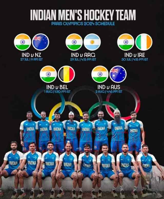 Paris में खेले जा रहे 2024 Olympics Hockey में Jalandhar सहित Punjab से होंगे 10 खिलाड़ी
