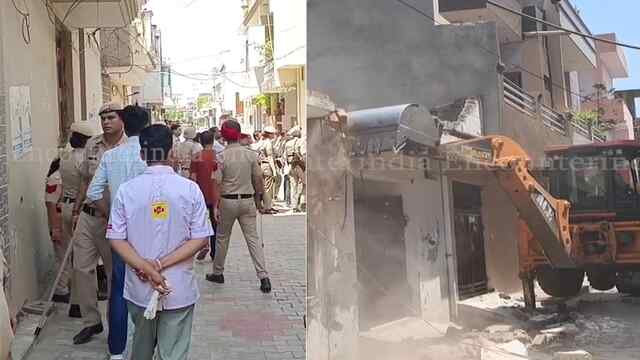 Punjab News: तस्करों के खिलाफ एक्शन, 2 इमारतों को किया ध्वस्त, देखें वीडियो