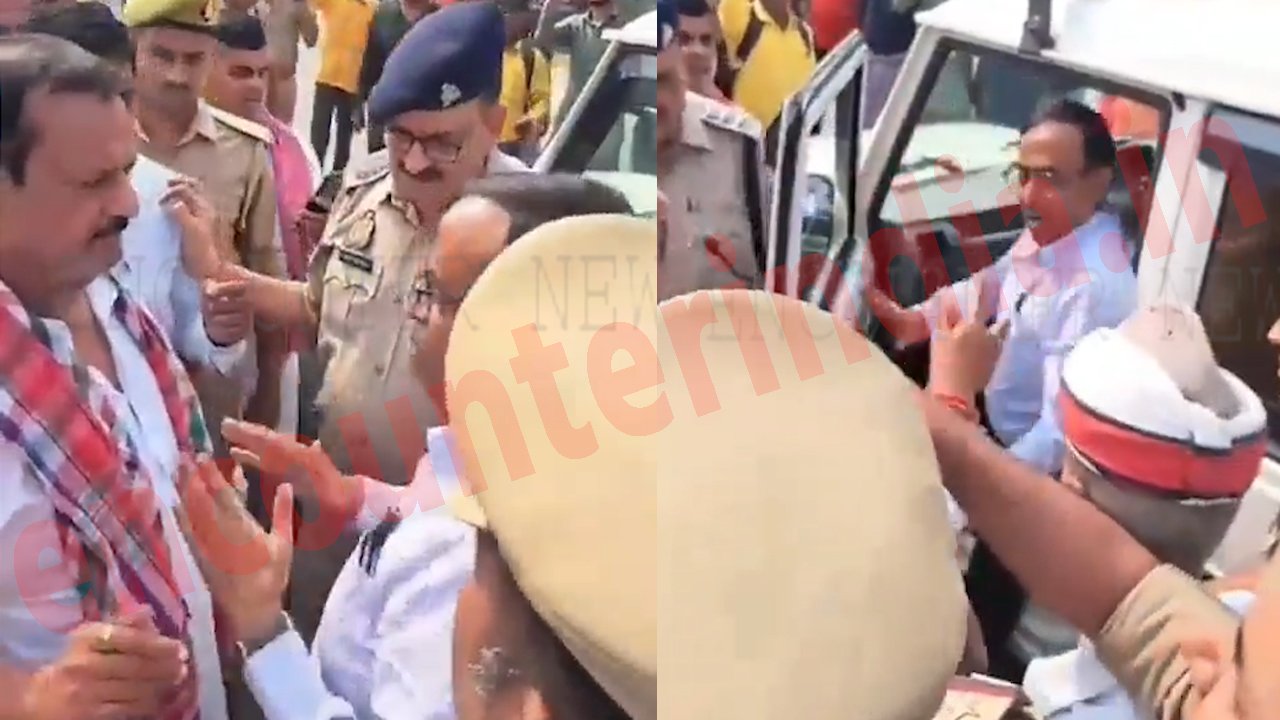 विधायक ने SDM को धक्का मारकर गाड़ी में बैठाया, वीडियो वायरल