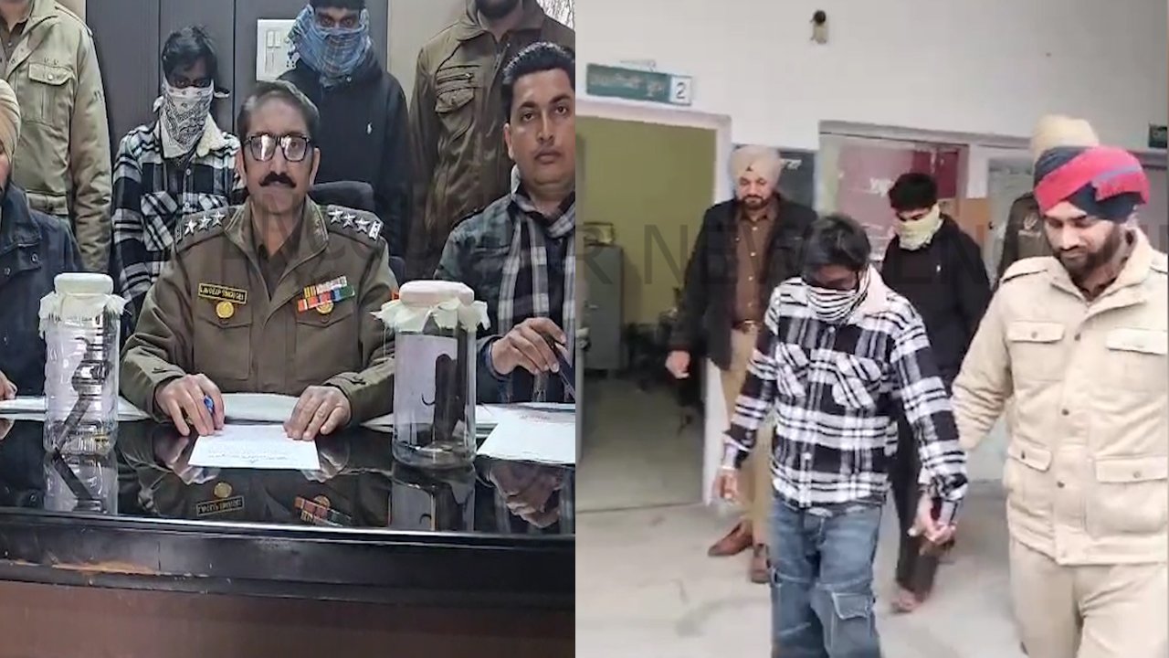 Punjab News : 2 देसी पिस्टल और जिंदा कारतूस 2 गिरफ्तार, देखें वीडियो