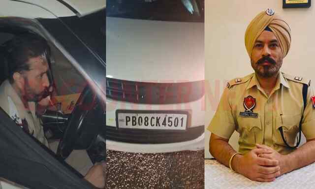 जालंधर: नशे में धुत्त पुलिस कर्मी का हंगामा, कई वाहनों को टक्कर मारने की कोशिश, हुआ लाइन हाजिर, देखें वीडियो