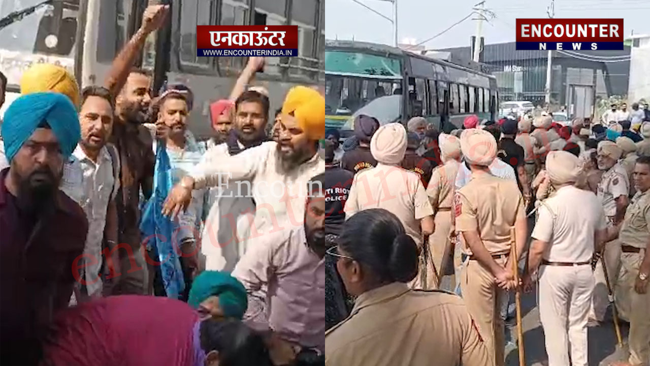 Punjab News: बस कर्मियों का Golden Gate पर प्रदर्शन, किया हाईवे बंद, देखें वीडियो