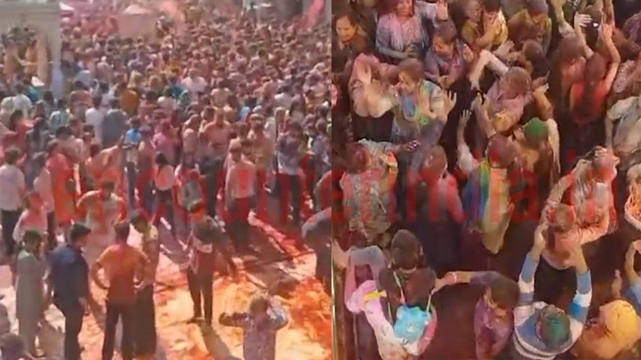 Punjab News: श्री दुर्गियाना मंदिर में उमड़ी भक्तों की भीड़, उत्साह से खेली होली, देखें वीडियो Punjab News: श्री दुर्गियाना मंदिर में उमड़ी भक्तों की भीड़, उत्साह से खेली होली, देखें वीडियो