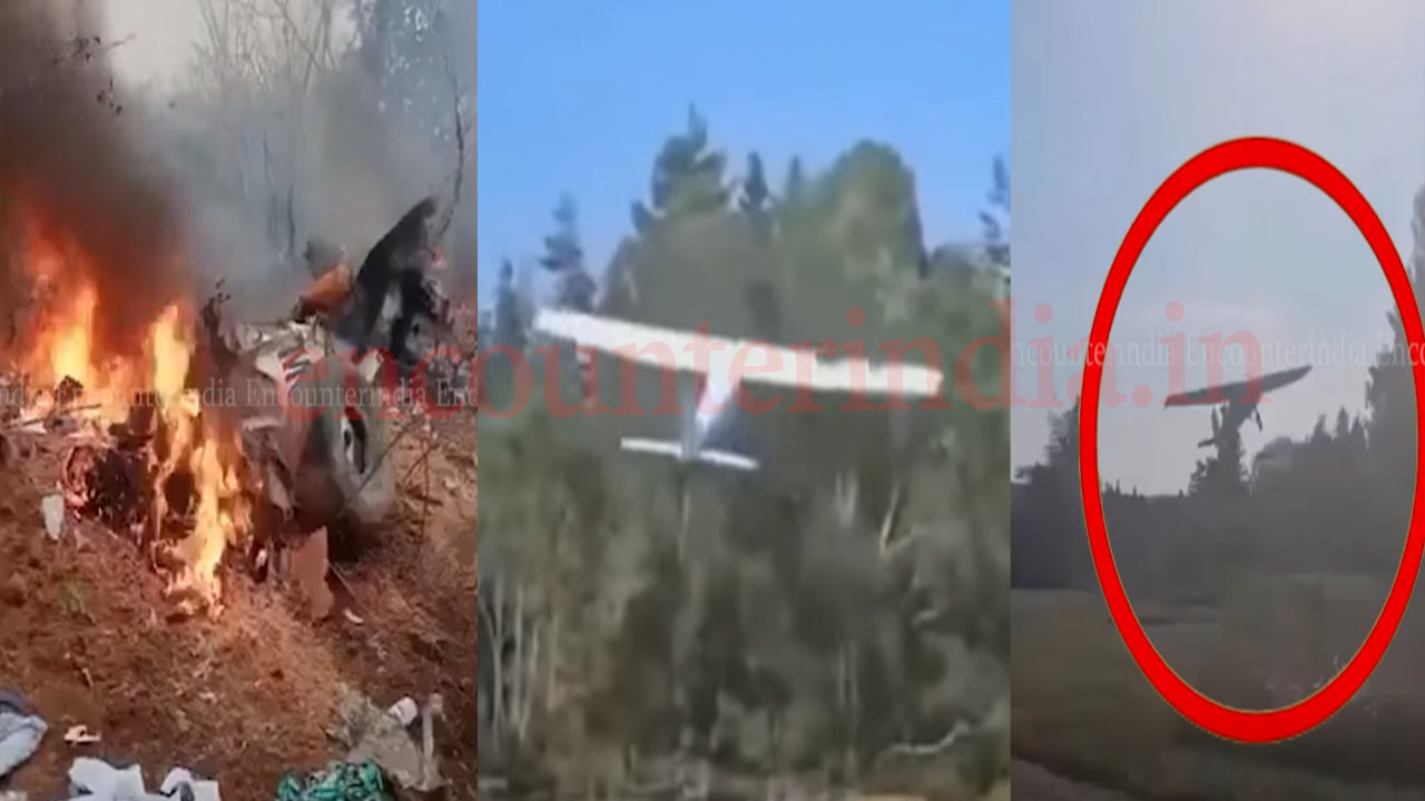 Crash होते ही आग के गोले में तब्दील हुआ Plane, 12 की मौत, देखें वीडियो
