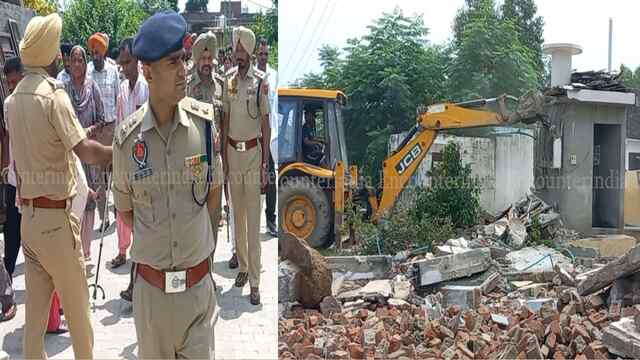 Punjab News: तस्कर के घर पर चला बुलडोजर, 100 से अधिक मामले दर्ज, देखें वीडियो