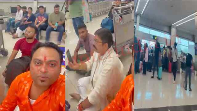 3 घंटे जहाज में बैठे रहे Passengers, नहीं पहुंचा Pilot, यात्रियों ने लगाया धरना, देखें वीडियो