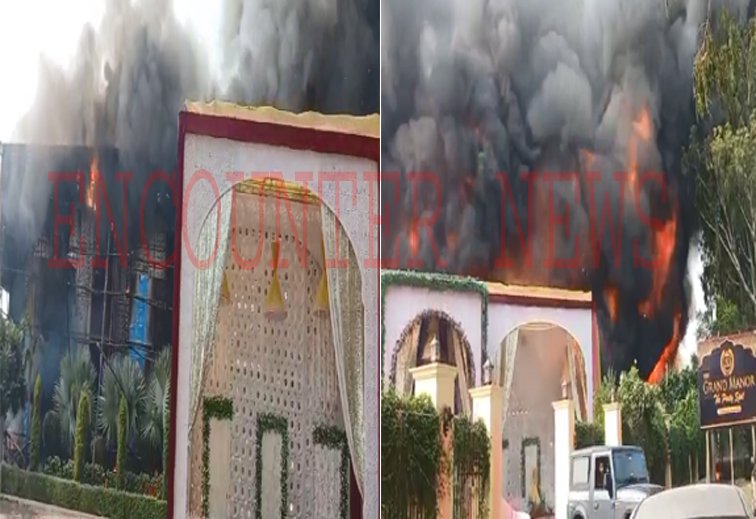 Punjab News: The Grand Manor Resort में लगी भीषण आग, देखें वीडियो