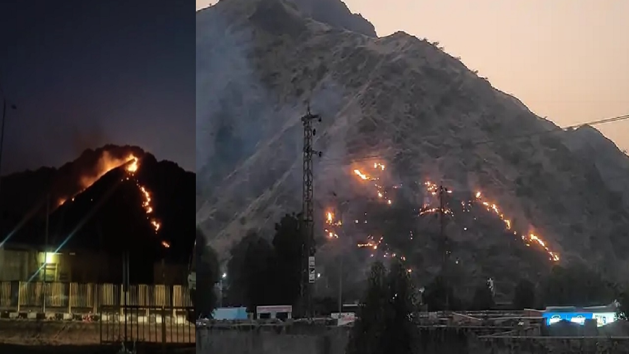 700 मीटर के एरिया में फैली भीषण आग, इलाके में मची अफरा-तफरी