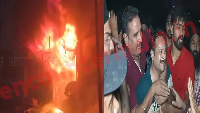 Punjab News: टायरों की दुकान में लगी भीषण आग, गाड़ियां भी आई चपेट में, देखें वीडियो