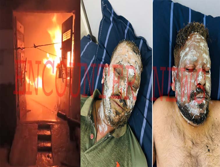 Jalandhar News: सिलेंडर ब्लास्ट के बाद घर में लगी आग, 2 दमकल विभाग के कर्मी झुलसे, देखें वीडियो