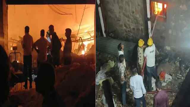 Textile Factory में लगी भीषण आग, 7 दमकल गाड़ियों ने 54 फेरों में बुझाई