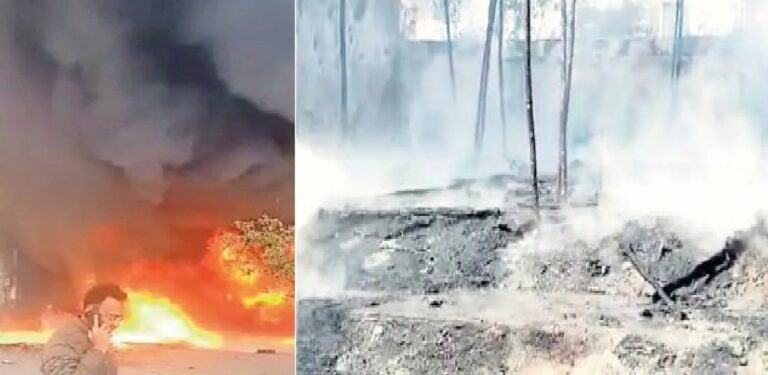 Jalandhar News: सब्जी मंडी में लगी भीषण आग, लाखों का फ्रूट जलकर राख
