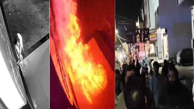 रंजिश के चलते पटाखे की दुकान को लगाई आग, मची अफरा-तफरी