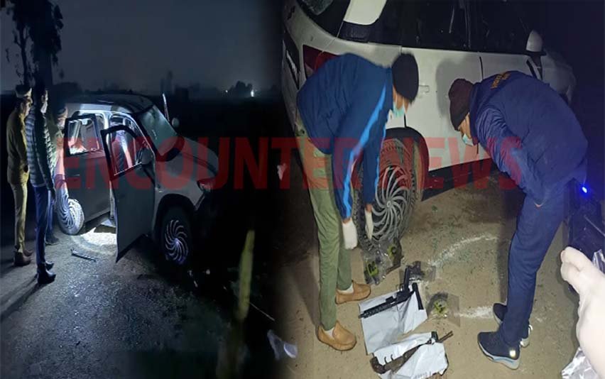 मुठभेड़ में कुख्यात अरशद समेत 4 बदमाश ढेर, STF के इंस्पेक्टर घायल