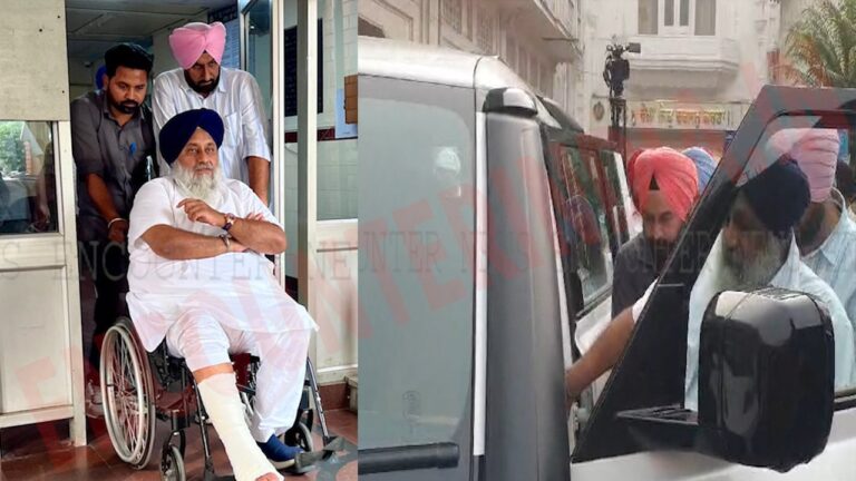 Punjab News : शिरोमणि अकाली दल के अध्यक्ष सुखबीर बादल हुए हादसे का शिकार, देखें वीडियो