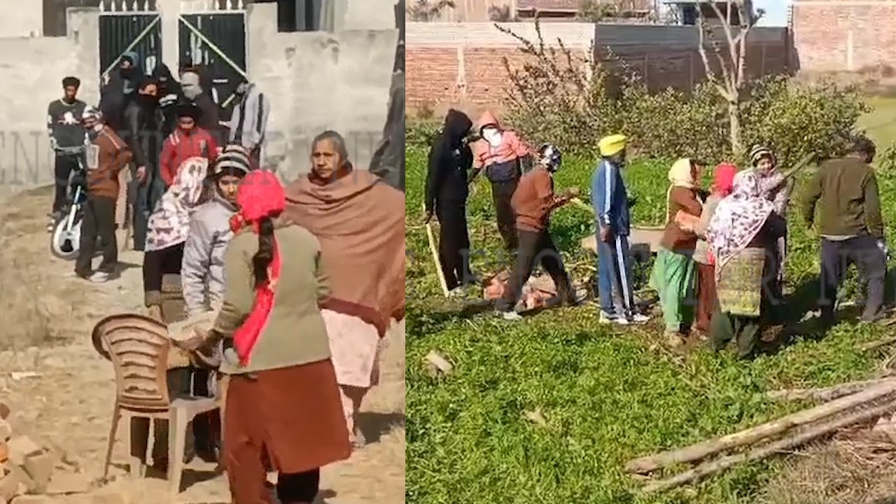 Punjab News: भाइयों में चले तेजधार हथियार और गोलियां, 5 घायल, देखें वीडियो