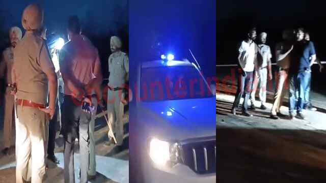 Punjab News: Filmy Style में भाग रहे गैंगस्टर ने पुलिस पर चलाई गोलियां, देखें वीडियो