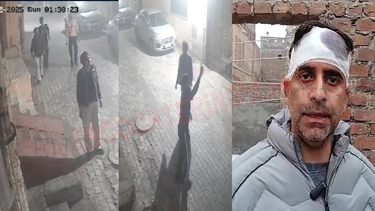 Punjab News : नशे मेें धुत युवकों ने घर पर ईंट-पत्थरों से किया हमला, 2 गंभीर घायल, देखें वी़डियो