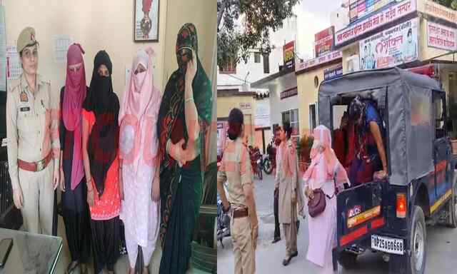 देह व्यापार मामले में घर में पुलिस की Raid, 4 महिलाएं और एक युवक गिरफ्तार, देखें वीडियो