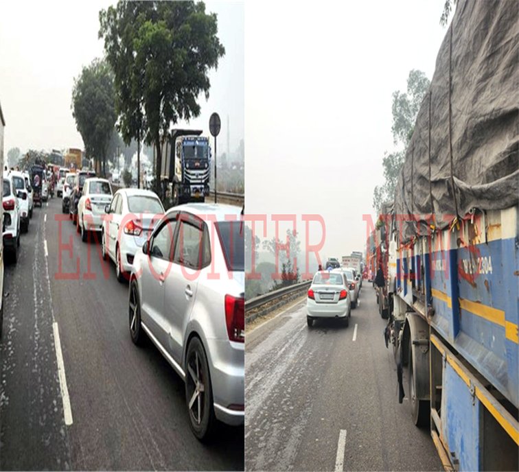 Punjab News: Highway पर लगा लंबा जाम, लोग हुए परेशान