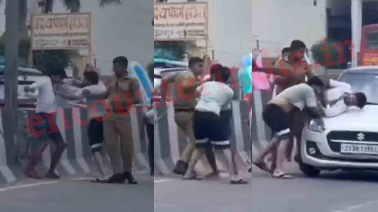 रणभूमि बना Highway, NCC Cadets व युवकों के बीच जमकर मारपीट, वीडियो वायरल