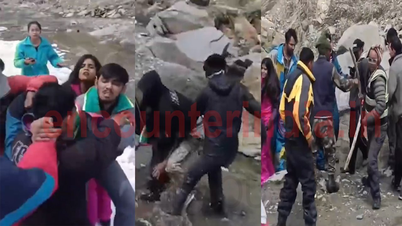 Himachal में टूरिस्ट को पीटने की वीडियो वायरल, जमकर चले लात-घूंसे