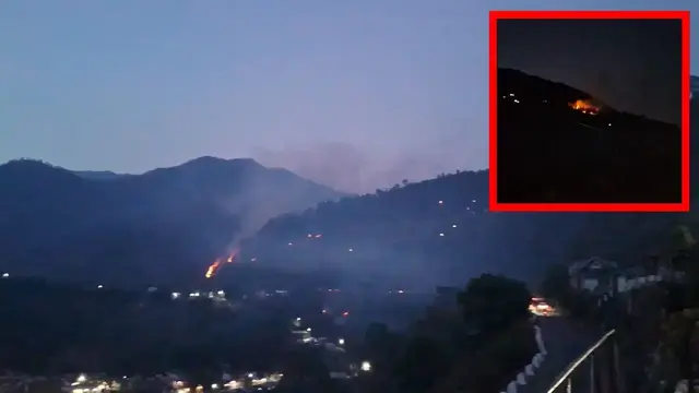 Himachal News: कसौली के जंगलों में भीषण आग, हालात बेकाबू होने पर वायुसेना की मदद ली गई