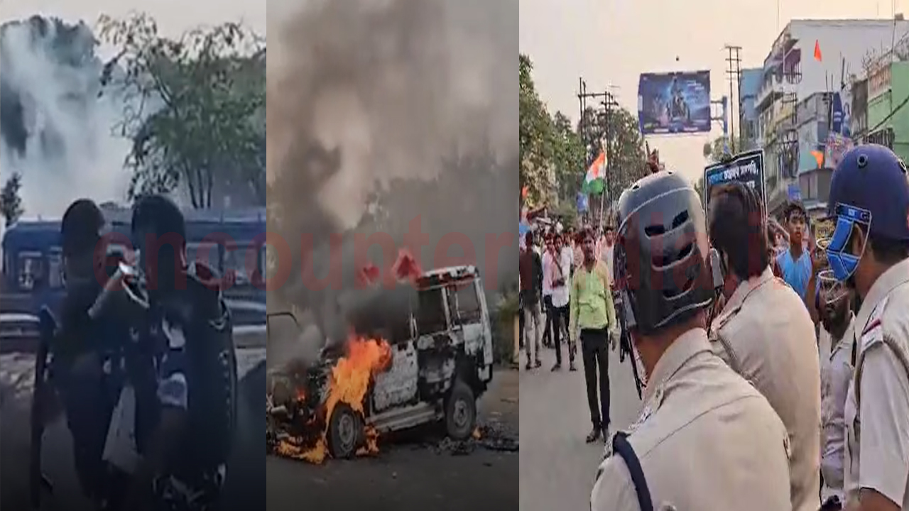 फिर भड़की हिंसा, चले पत्थर और रोकी ट्रेन, BSF तैनात