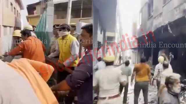 5 मंजिला होटल में लगी भीषण आग, बच्चे सहित 4 लोग जिंदा जले, देखें वीडियो