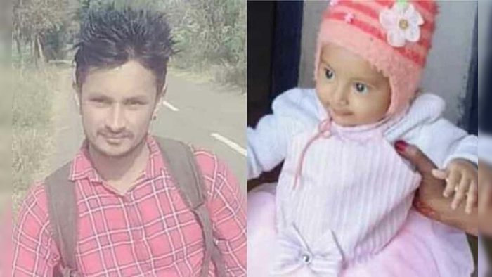 दर्दनाक हादसाः कार-स्कूटी की जोरदार टक्कर, 2 साल की बच्ची व पिता की मौत