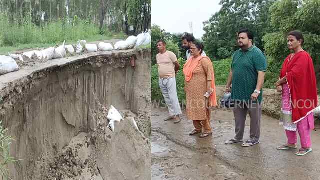 Punjab News: इस इलाके मे तेज बारिश से नहर में आई दरार, देखें वीडियो