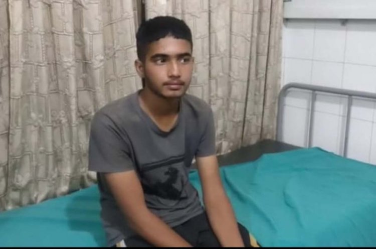 गांव खगुड़ा निवासी नौजवान ने सब इंस्पेक्टर पर लगाए मारपीट के आरोप 