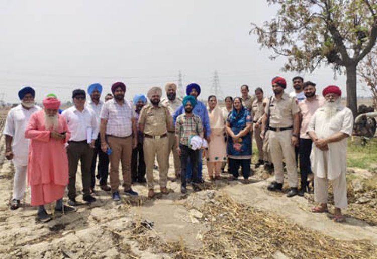 पंचायत विभाग ने मकसूदपुर में लिया 23 एकड़ ज़मीन का कब्ज़ा