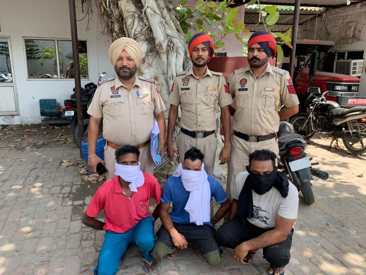 लड़ाई झगड़े के मामले में वांछित 3 आरोपी गिरफ्तार