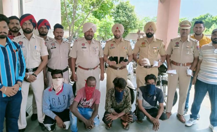 चोरी के वाहन, नशीले पदार्थ और 9 एटीएम सहित 6 गिरफ्तार