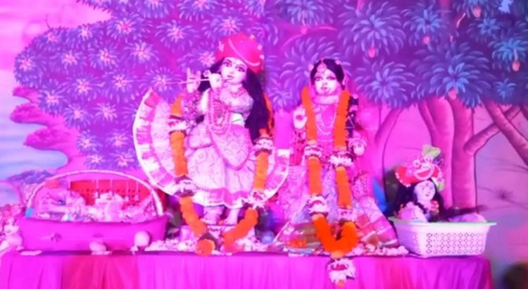 एक शाम बांके बिहारी के नाम प्रोग्राम शाम 7:00 बजे से लेकर हरि इच्छा तक करवाया गया