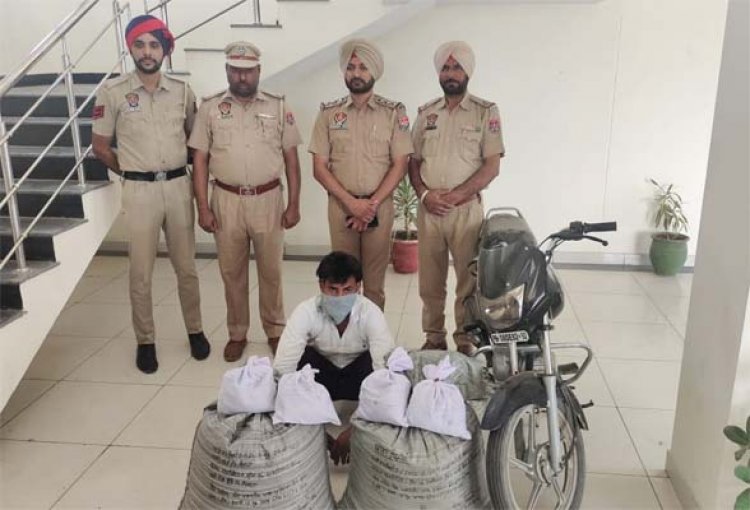 30 किलो चूरा पोस्त सहित एक गिरफ्तार