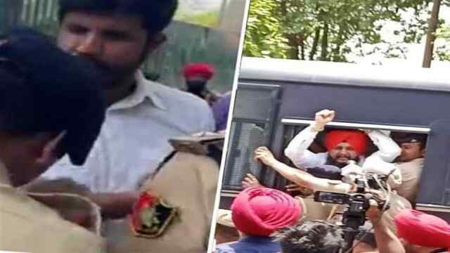 पंजाबः सीएम से मुलाकात करने पहुंचे कांग्रेसी नेताओं को पुलिस ने लिया हिरासत में….