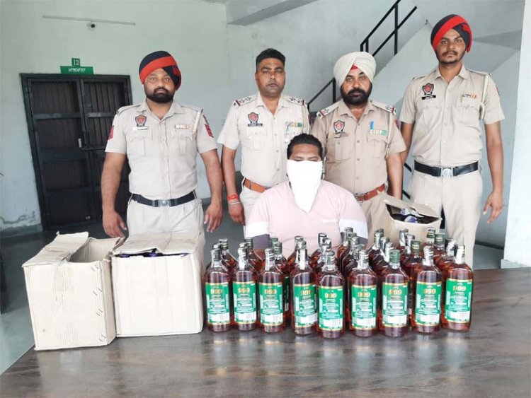 Jalandhar: 5 पेटी अवैध शराब सहित एक काबू