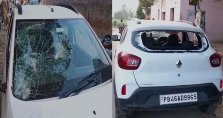 पंजाबः नशा तस्करों ने पत्रकारों पर किया जानलेवा हमला, तोड़ी गाड़ी