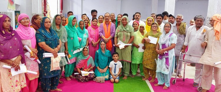 सतपाल सत्ती ने 120 लाभार्थियों को प्रदान किए सामाजिक सुरक्षा पैन्शन के स्वीकृति पत्र