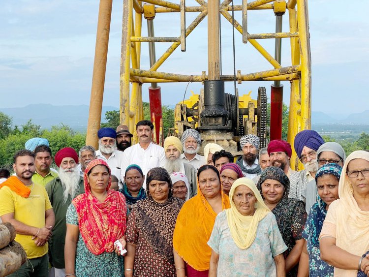 प्रो. राम कुमार ने 15 लाख से बनने वाली पेयजल योजना का किया भूमिपूजन