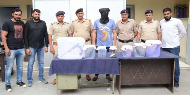 गैंगस्टर विनीत गहलोत हथियारों सहित गिरफ्तार