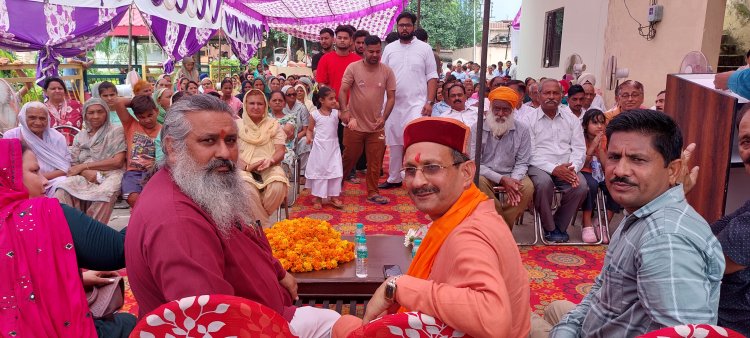 2.50 करोड़ से मैहतपुर बसदेहड़ा का सीवरेज ट्रीटमेंट प्लांट बनकर तैयार, सत्ती ने किया लोकार्पण