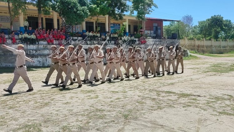 थाना कलां में जिला स्तरीय स्वतंत्रता दिवस की तैयारियां, परेड की रिहर्सल जारी