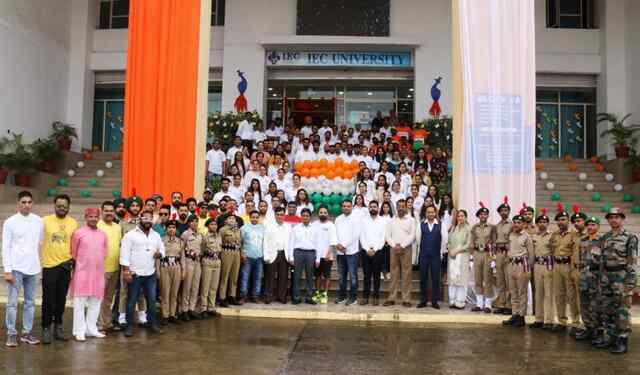 आईईसी विश्वविद्यालय में स्वतंत्रता दिवस पर सफलतापूर्वक संपन्न हुआ तीन दिवसीय मेगा इवेंट