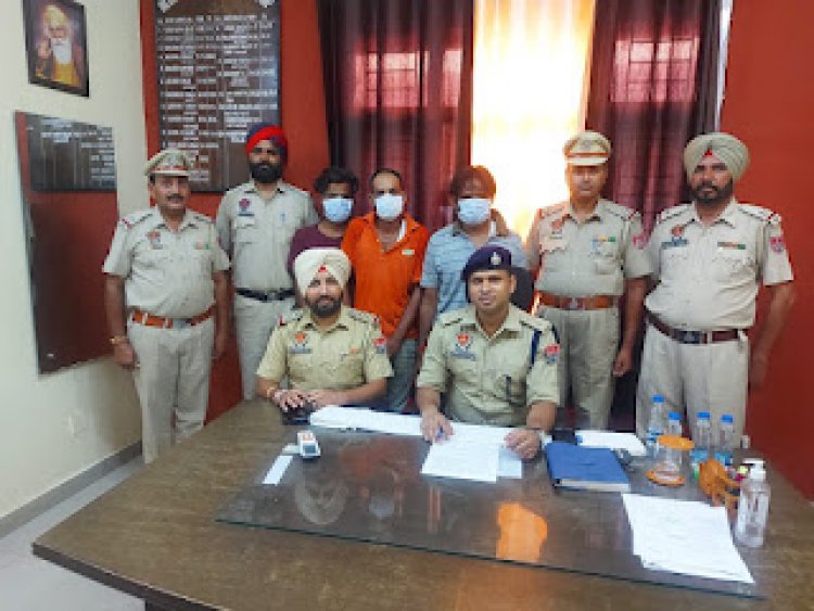 जालंधरः चोरी और लूटपाट की वादरातों को अंजाम देने वाले 3 गिरफ्तार….